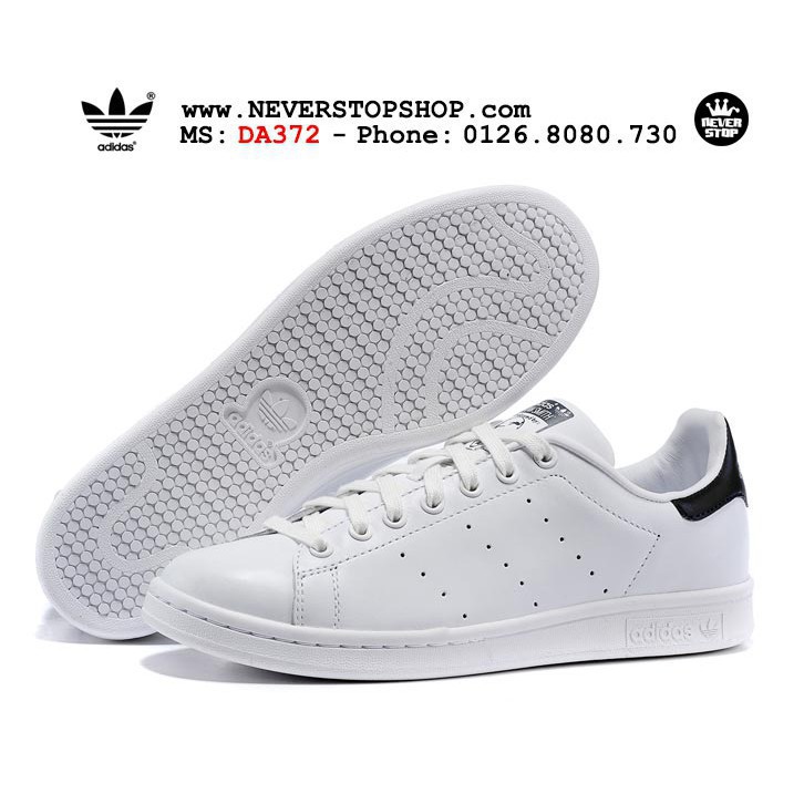 Giày ADIDAS STAN SMITH TRẮNG ĐEN cổ thấp thể thao nam nữ, hàng cao cấp chuẩn đẹp giá tốt | NeverStopShop.com -B31