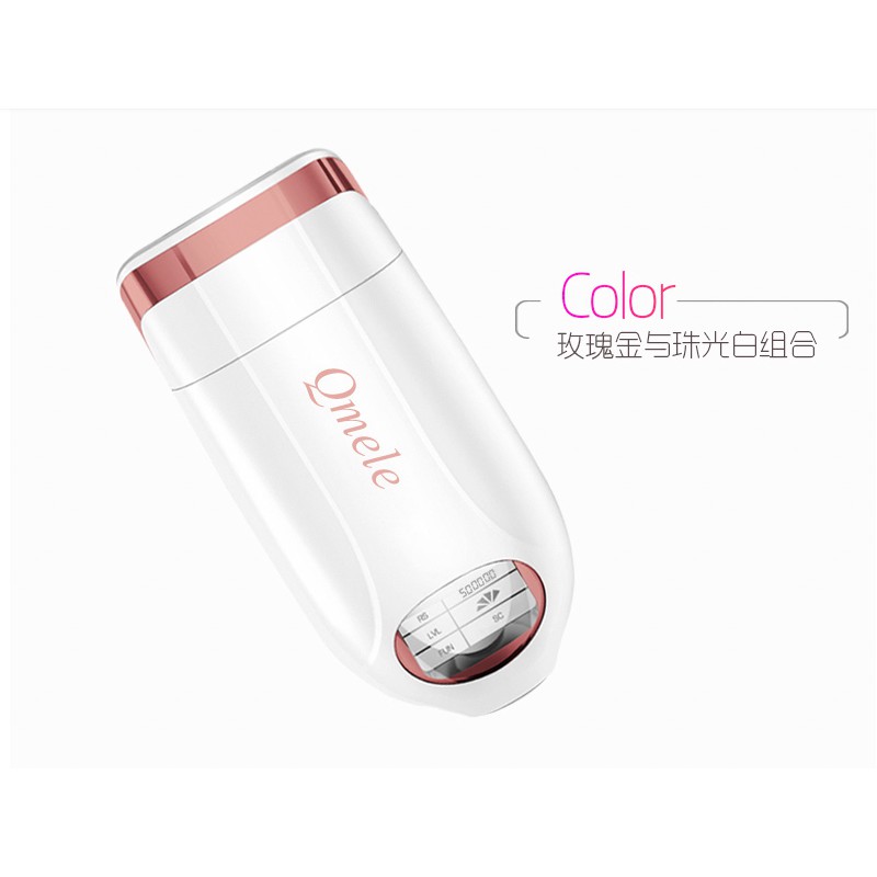 CHÍNH HÃNG- Máy triệt lông cá nhân tại nhà Qmele màn hình LCD cao cấp (khách chọn màu)