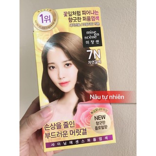  Nhuộm tóc dành cho tóc bạc MiseEn Scene Hàn Quốc .