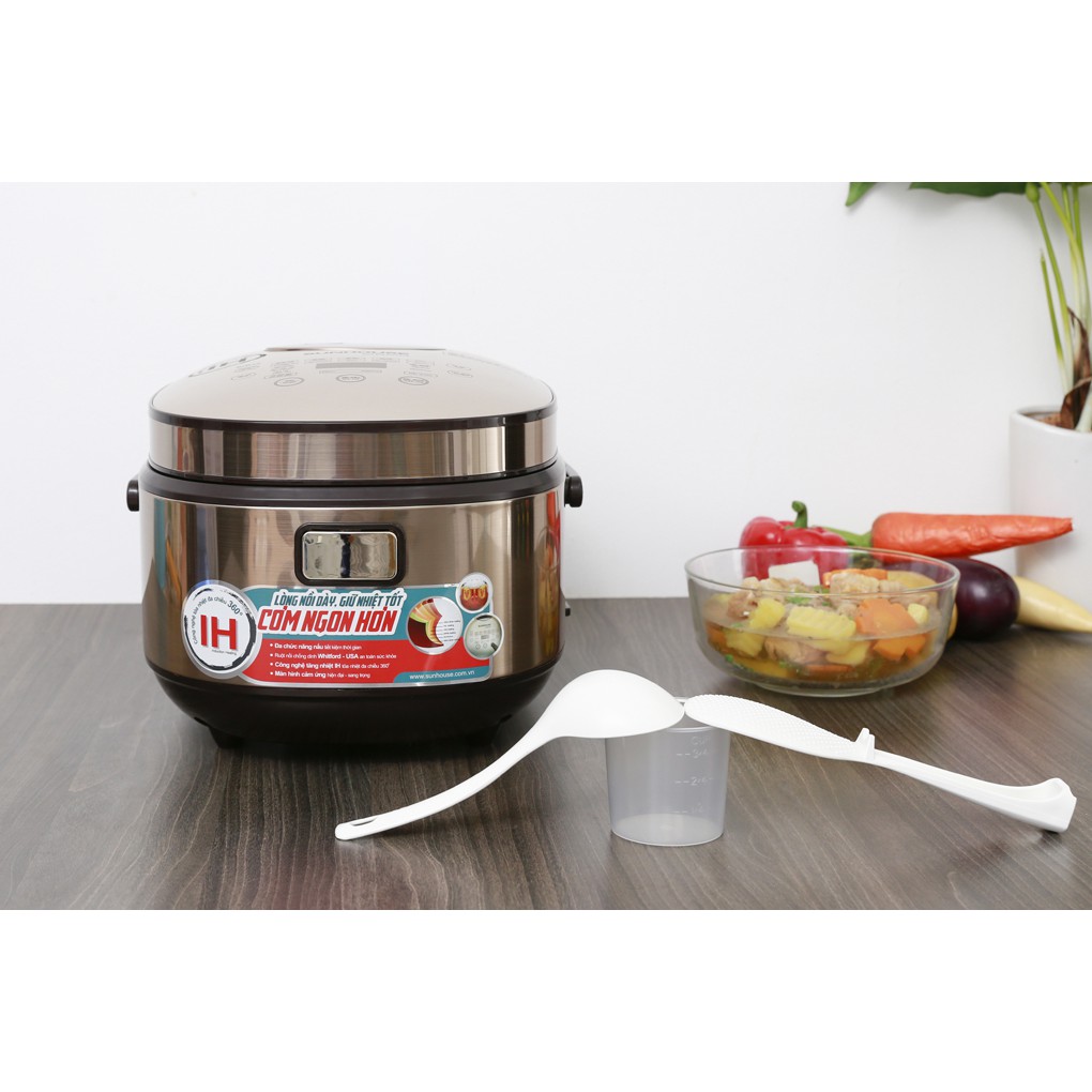 Nồi cơm điện cao tần Sunhouse Mama SHD8955 1.5L , nồi cơm cao tần - Bảo hành chính hãng