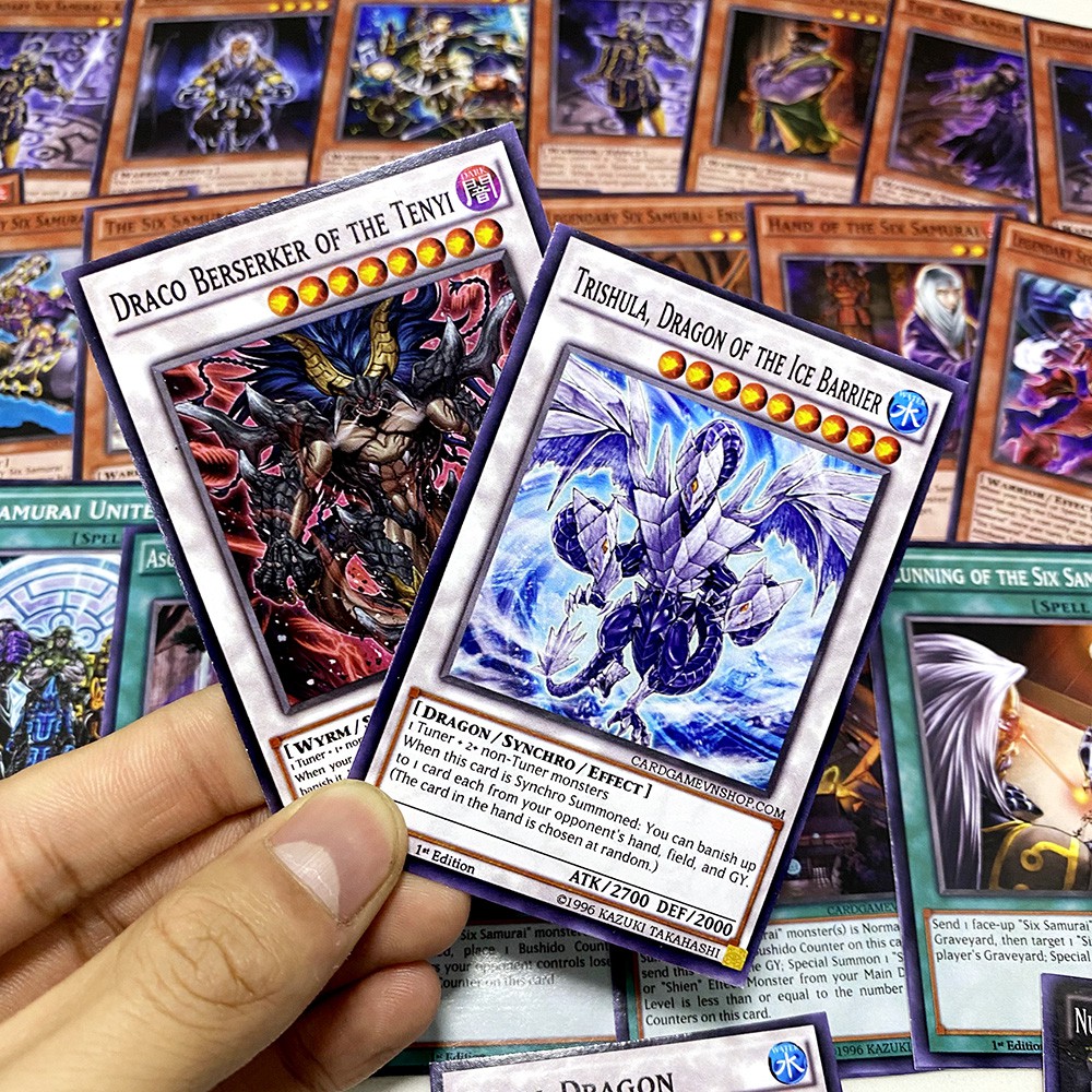 Bài Yugioh ❤️FREESHIP❤️ Thẻ bài Yugioh Six Samurai deck 54 lá