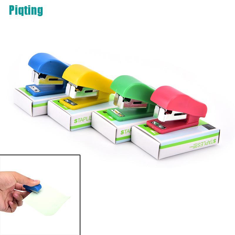 [Piqting] Đồ Bấm Ghim Giấy Mini Họa Tiết Hoạt Hình Dành Cho Văn Phòng Trường Học
