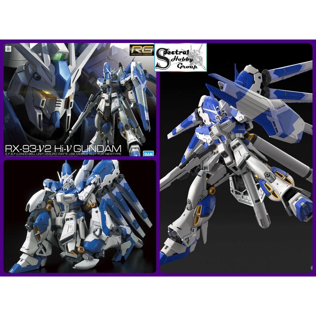 Mô hình lắp ráp RG 1/144 Hi-Nu Gundam RX93 Hi Nu bandai