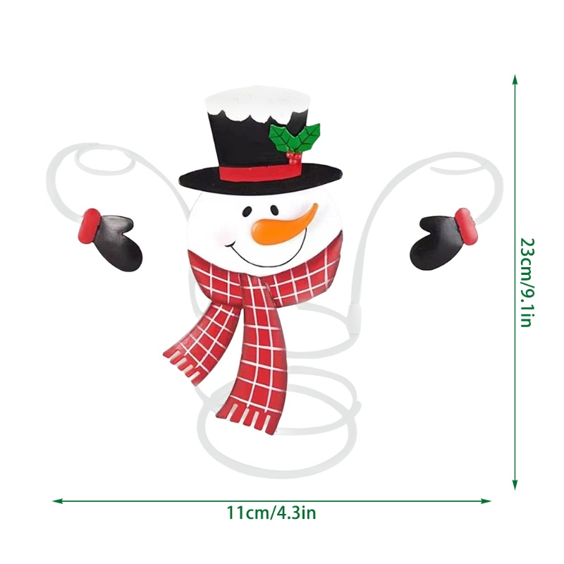 Giá đỡ chai rượu vang hình ông già Noel/người tuyết dễ thương