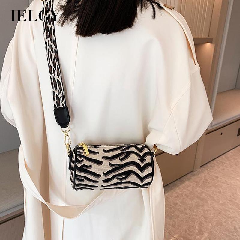 Ielgy Túi Xách Đeo Chéo Hình Trụ Siêu Cháy Phong Cách Nóng Bỏng Cho Nữ
