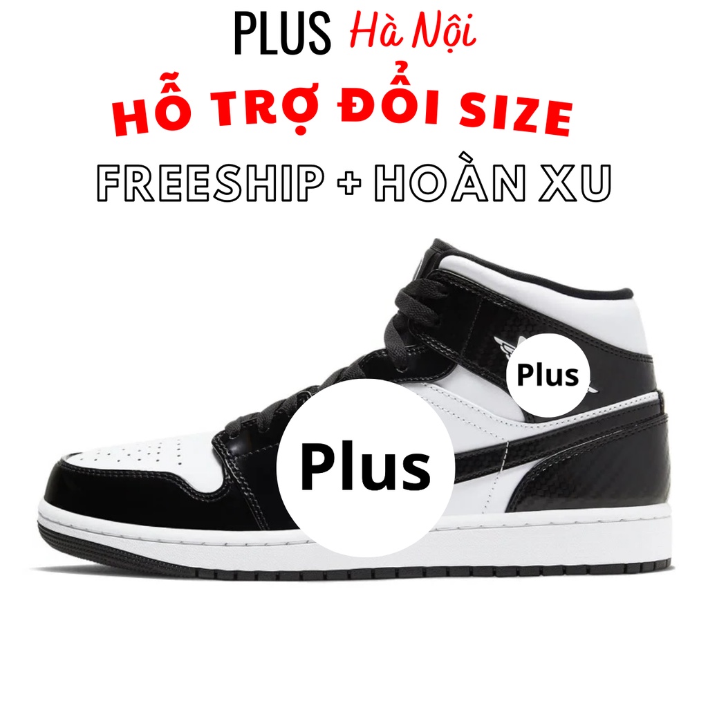 jordan đen trắng cổ cao