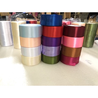 Ruy băng 4cm lụa cuộn, ruy băng vải cuộn 22m