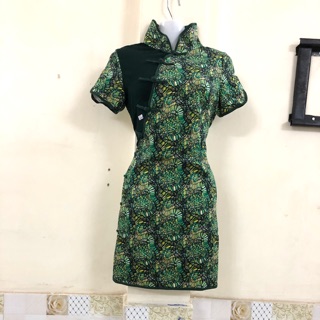Đầm sườn xám si tuyển eo 72cm