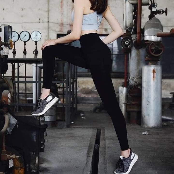 Quần legging nữ dài bigsize cạp chun lưng cao dáng dài ôm body mặc đi là đi học | BigBuy360 - bigbuy360.vn