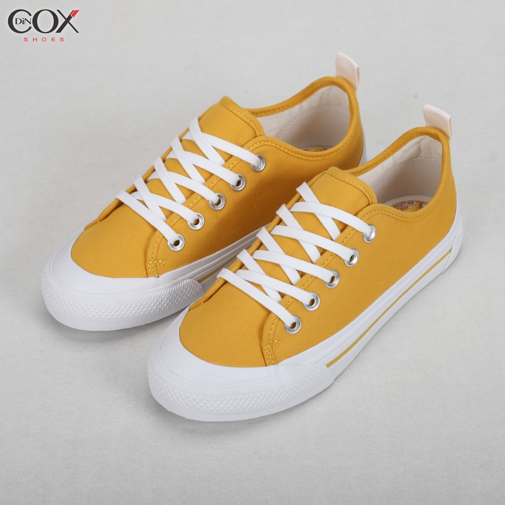 Giày Sneaker Nữ Dincox/Coxshoes C20 Yellow Sang Trọng Đơn Giản