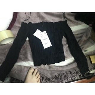 Áo trễ vai Zara Auth