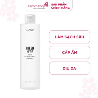 Nước tẩy trang làm mềm mịn da cho da nhạy cảm Nacific Fresh Herb Origin Cleansing Water 300ml