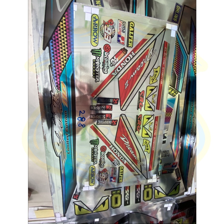 ( Quí khách vui lòng mang ra tiệm cho thợ dán ) Tem DREAM CHẤT LIỆU CROM DẺO CAO CẤP NO3