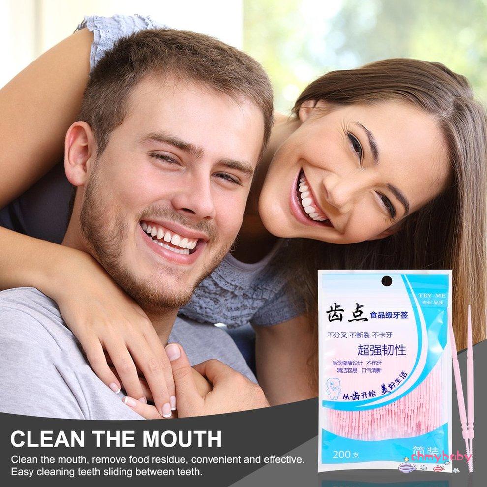 Chỉ nha khoa hai đầu dùng một lần Chỉ nha khoa Chỉ nha khoa Tăm kẽ răng [8/18]