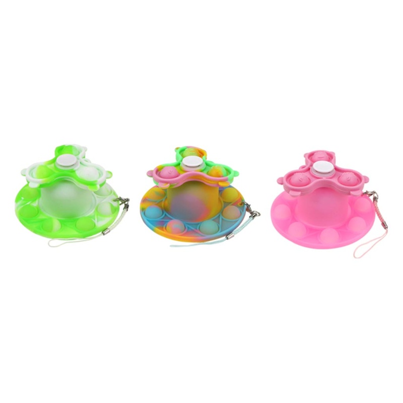 Móc Khóa Gắn Con Quay Đồ Chơi Fidget Spinner WMMB 3 5 Mini Treo Ba Lô Trẻ Em