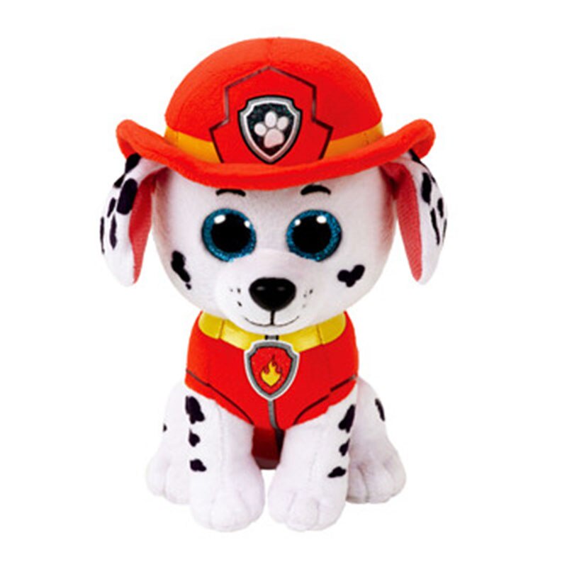 Boos Mũ Len Ty 15cm 6" Thú Nhồi Bông Hình Con Chó 15cm Chase Skye Tracker Everest Rocky Marshall Rubble Zuma
