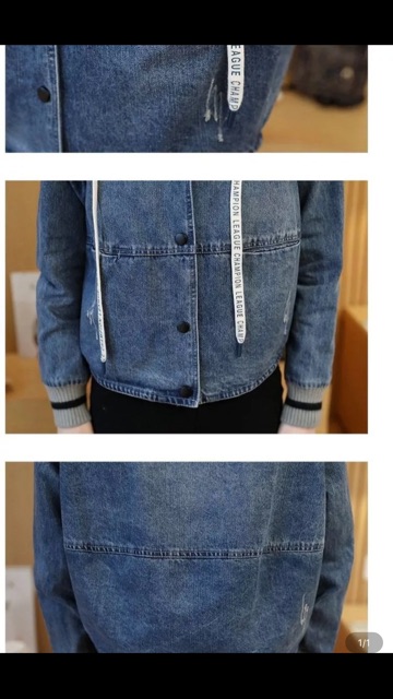 Áo khoác bò nữ hàng loại 1 cao cấp Áo khoác jean nữ thu đông | BigBuy360 - bigbuy360.vn