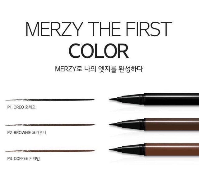 Bút kẻ mắt nước siêu mảnh Merzy Another Me The First Pen Eyeliner | BigBuy360 - bigbuy360.vn
