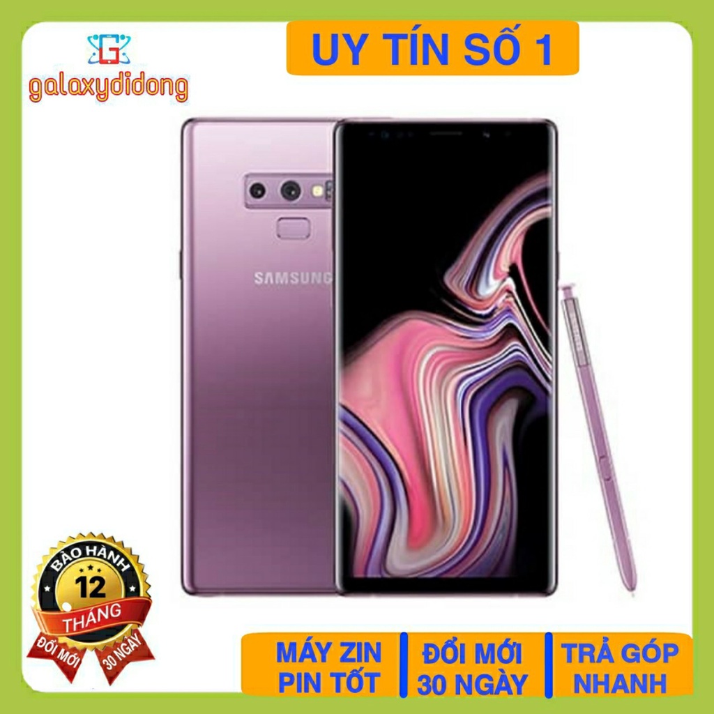 Điện Thoại Galaxy Note 9 Quốc Tế Cũ Bảo Hành 12 Tháng. Máy Full Chức Năng 4G,LTE, Vân Tay, Spen,Camera. Hình Thức Đẹp 99