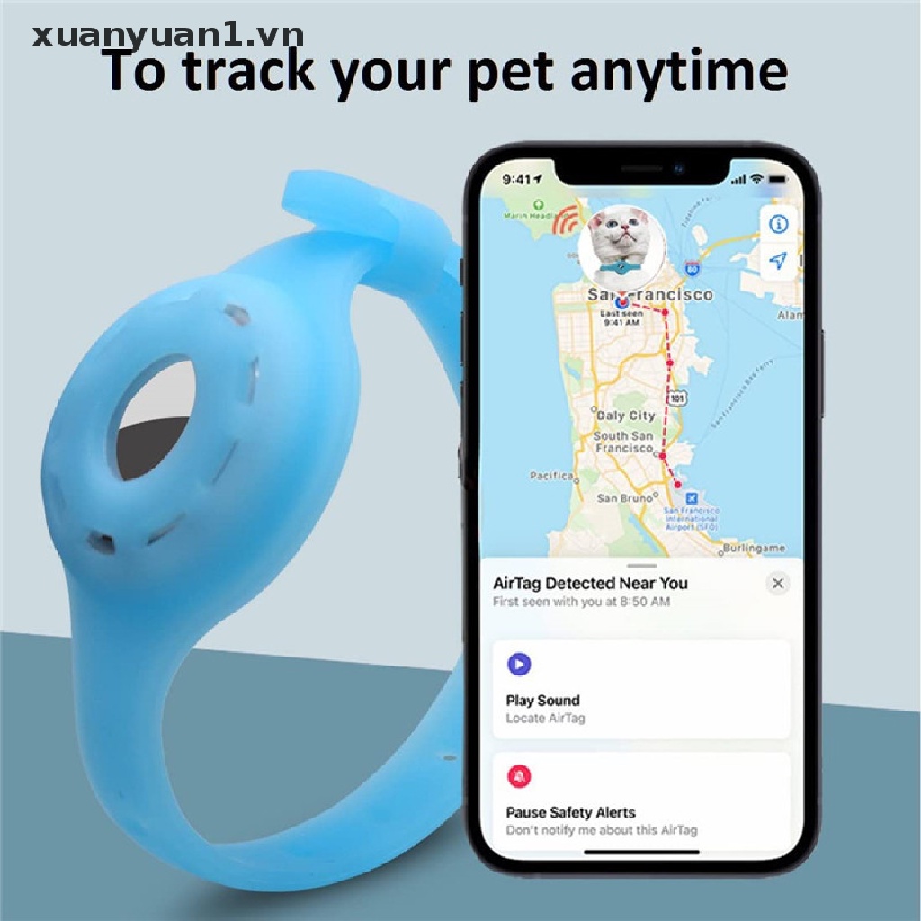 Vòng Cổ Silicon Phát Quang Chống Thất Lạc Bảo Vệ An Toàn Cho Thú Cưng
