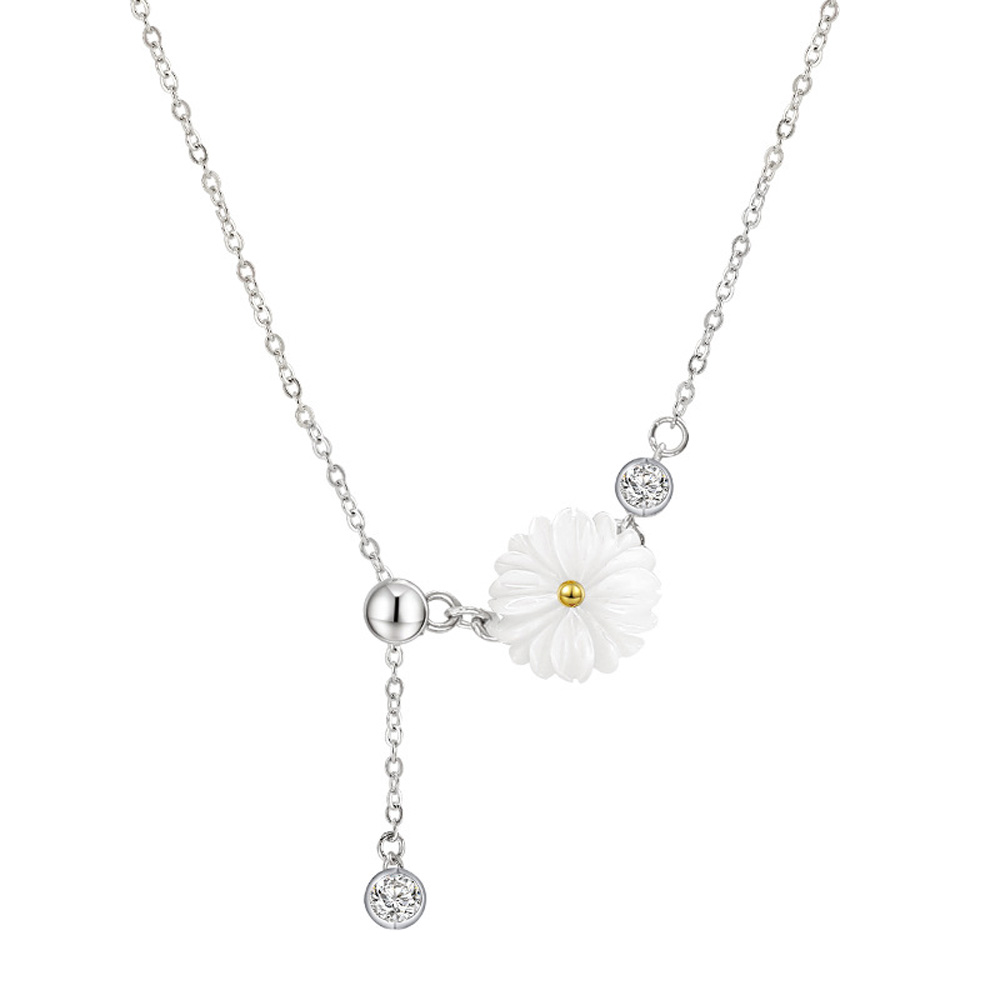 Dây Chuyền Hoa Cúc Dài Dễ Điều Chỉnh