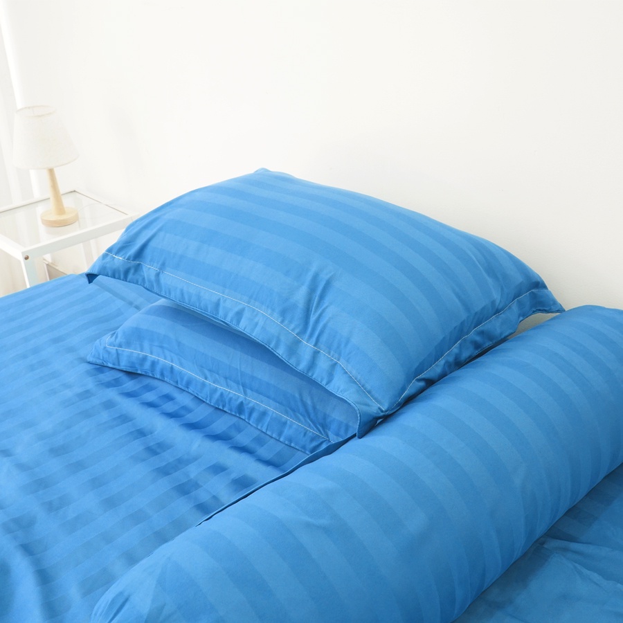 Bộ Chăn Ga Gối Mền Khách Sạn Thuần Việt Cao Cấp S16 - Drap Mền (Chăn) Mỏng Mịn, Chất Vải Mát Mẻ