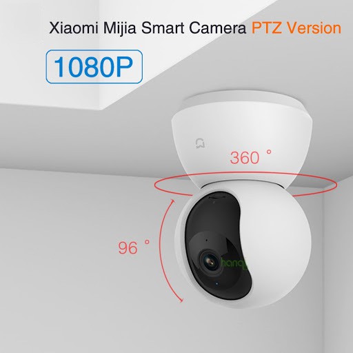 Camera IP Xiaomi Mi Home 360 độ 1080P - Hổ Trợ Thẻ Nhớ Lên Đến 64Gb - Hổ Trợ Kết Nối Wifi - HÀNG CHÍNH HÃNG