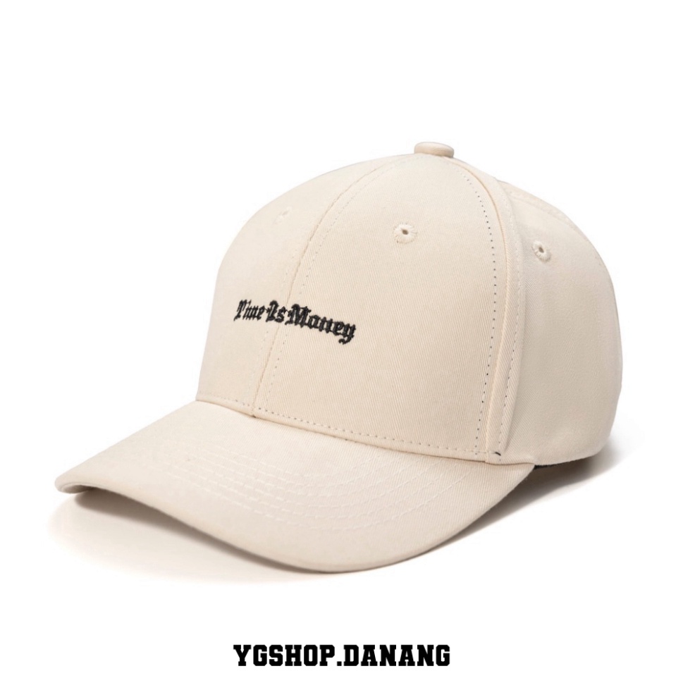 Nón Young Green Thêu TIME IS MONEY chất liệu Kaki