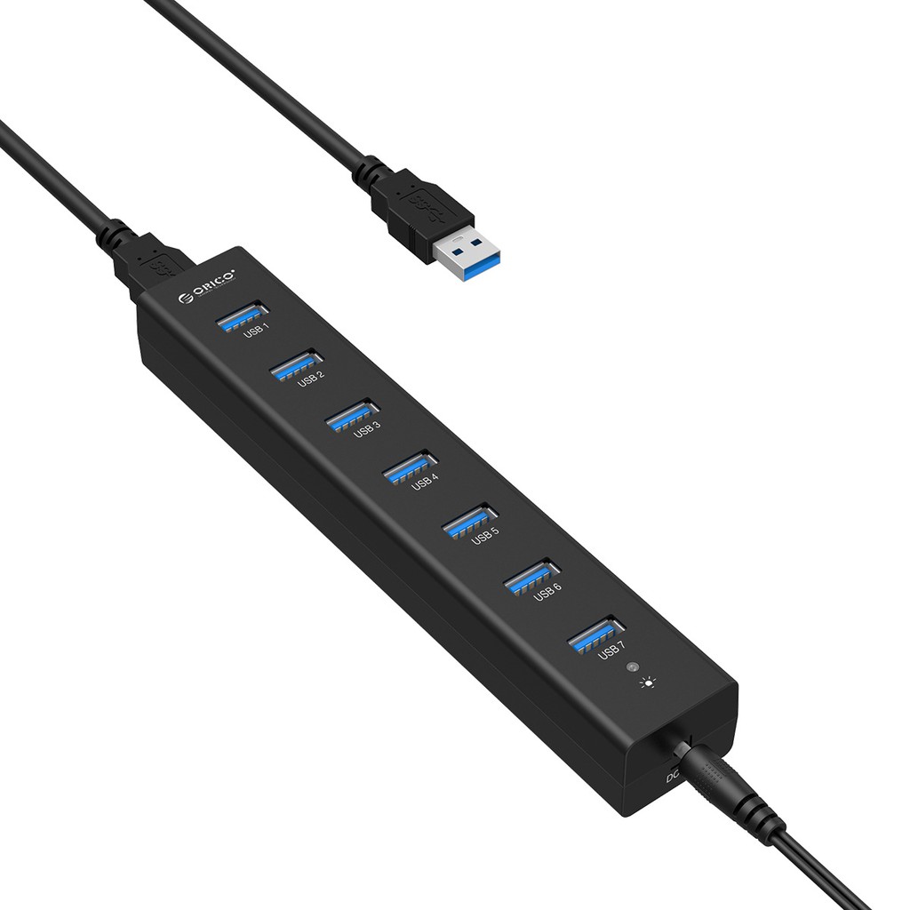 Hub chia 7 cổng USB 3.0 Orico H7013-U3 có nguồn ngoài