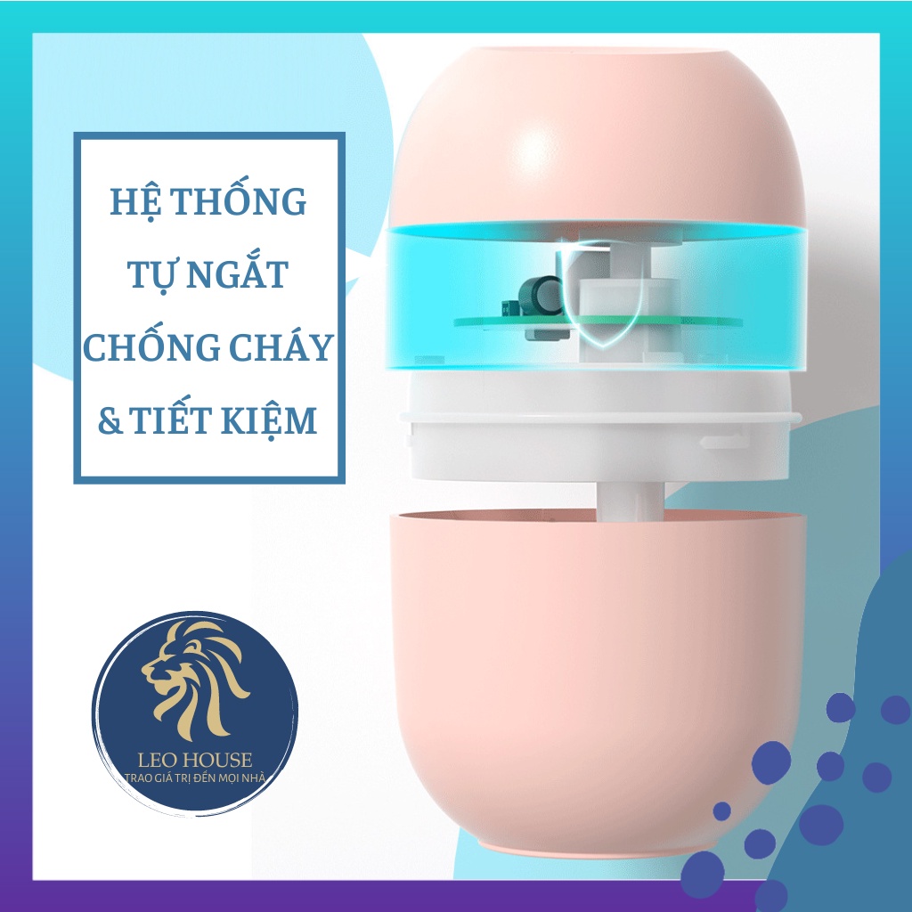 Máy Xông Tinh Dầu Mini, Máy Tạo Ẩm Phun Sương LEOHOUSE