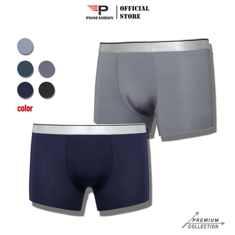 Combo 5 quần lót boxer không lai cao cấp Pigo fashion (nhiều màu)