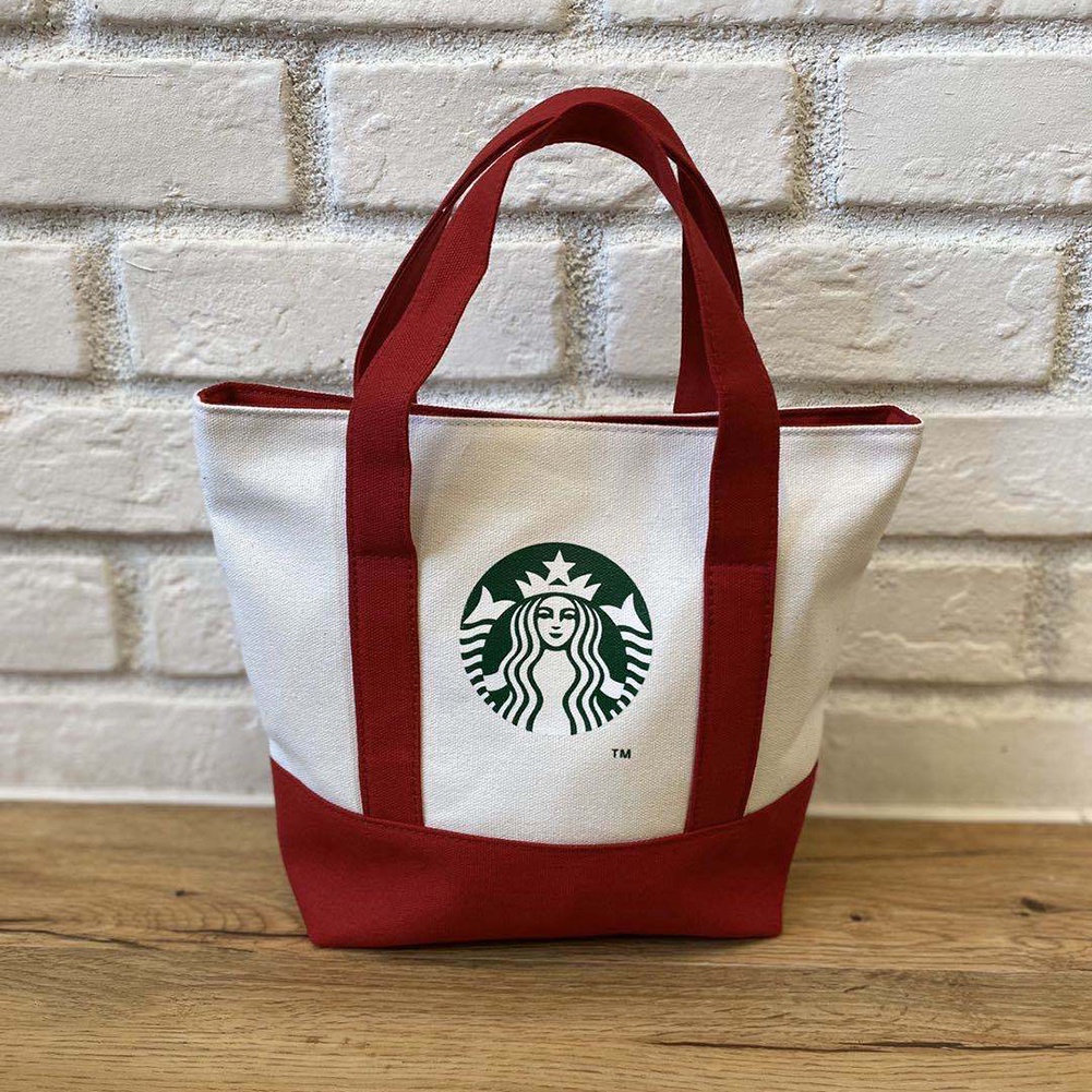 【DREAMLIFE】Lunch Bag Five Colors Large Capacity Portable With Zipper Cute Printed