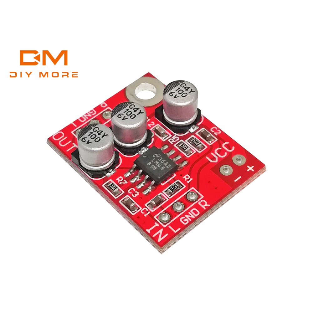 Bảng mạch DIYMORE khuếch đại âm thanh tai nghe lm4881 dc2.7v-5.5v