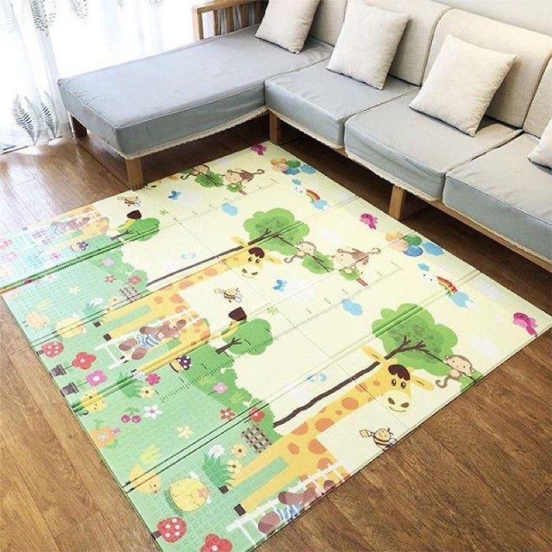 Thảm trải sàn xốp XPE 2 mặt phủ Silicone Hàn Quốc mẫu đẹp chống thấm