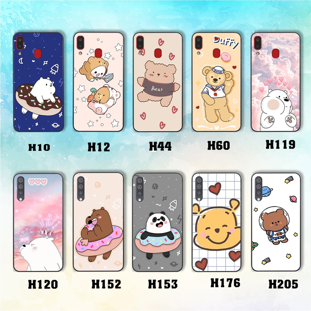 [ ỐP LƯNG GIÁ RẺ ] Ốp Samsung a30 - Samsung a20 - Samsung a50 - Samsung a20s - Samsung a70 in hình gấu cute