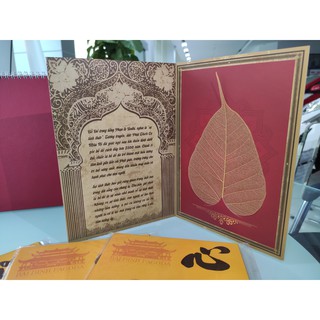 LÁ BỒ ĐỀ (DẠNG THIỆP)