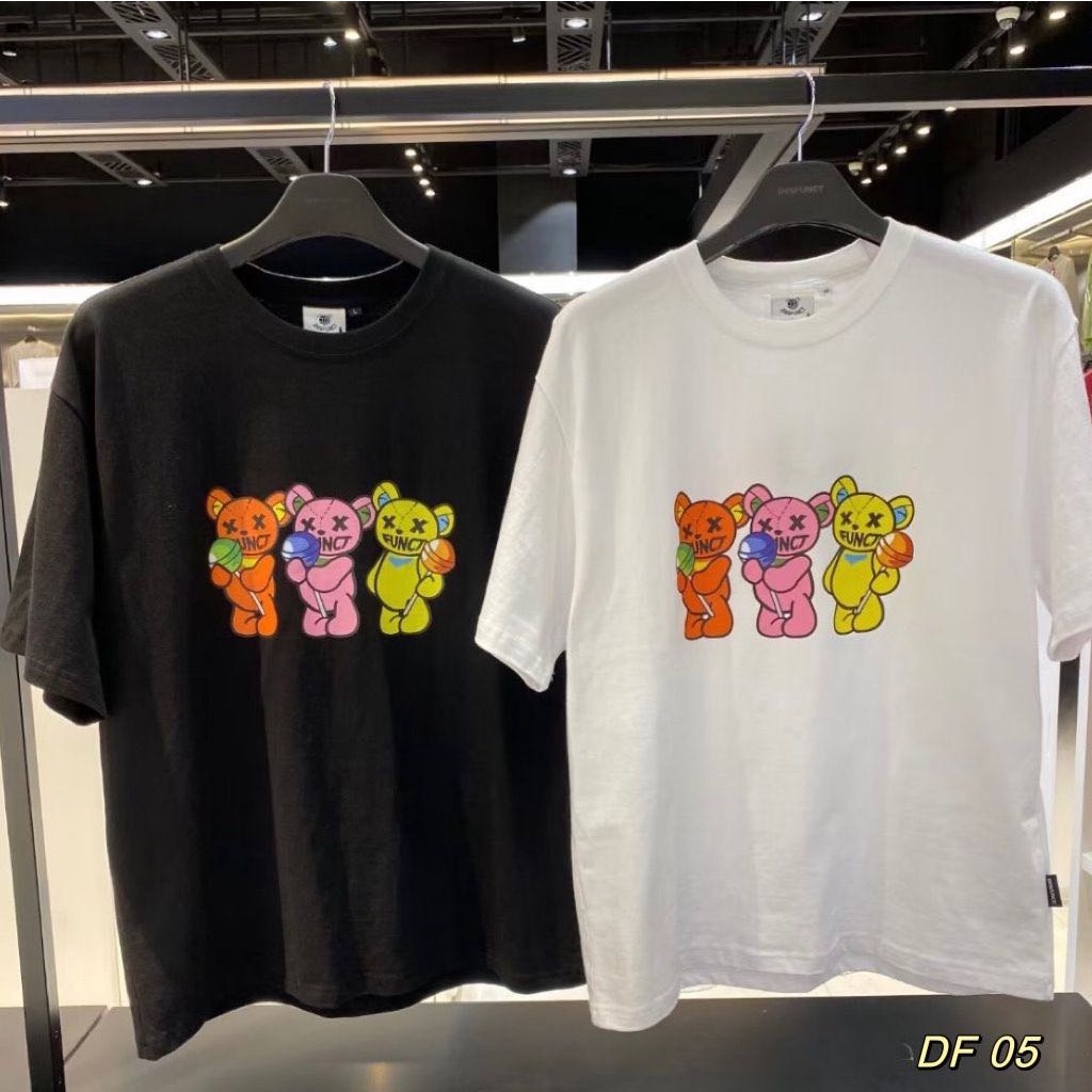 Áo thun Dysfunct chính hãng in hình 3 chú gấu chính hãng, áo phông Dysfunct Hàn Quốc chính hãng nam nữ