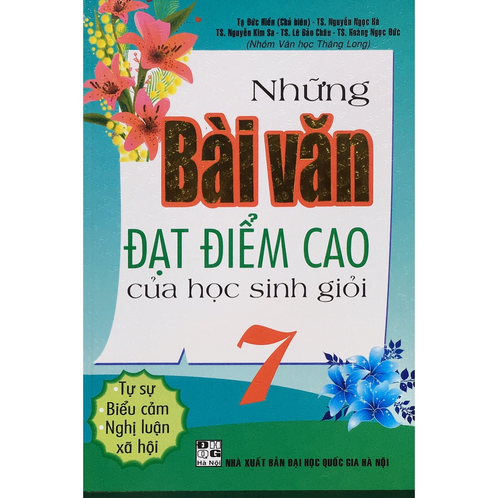 Sách - Những bài văn đạt điểm cao của học sinh giỏi 7