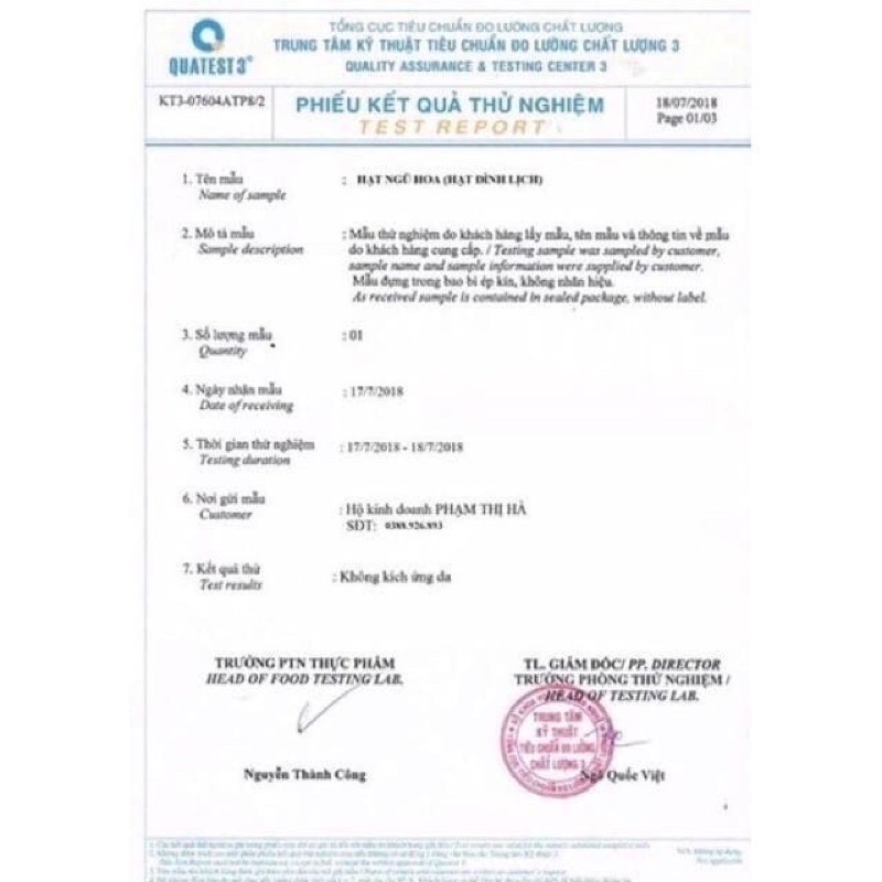 100GR Ngũ hoa hạt nguyên chất Organic