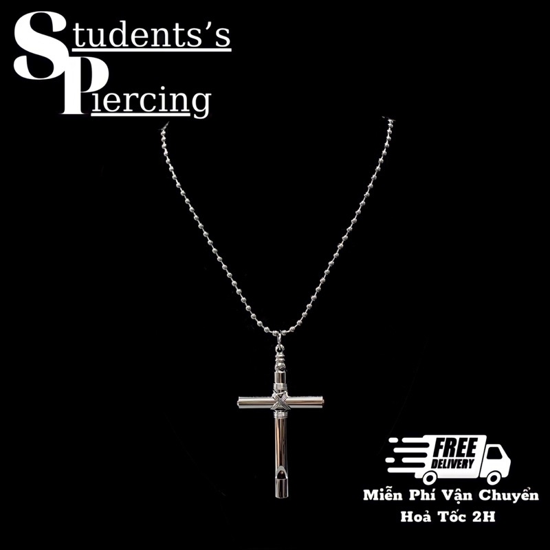 [NOW SHIP] Vòng Cổ Chữ Thập Phong Cách Unisex Cá Tính