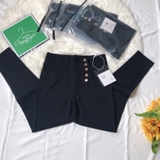Quần legging Hàn đính khuy