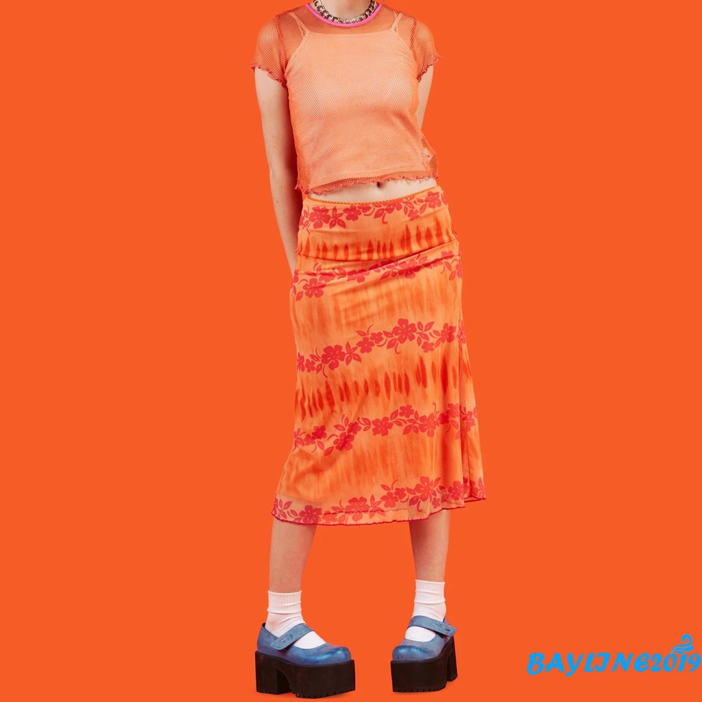 Chân Váy Dài In Họa Tiết Phong Cách Bohemian Dành Cho Nữ