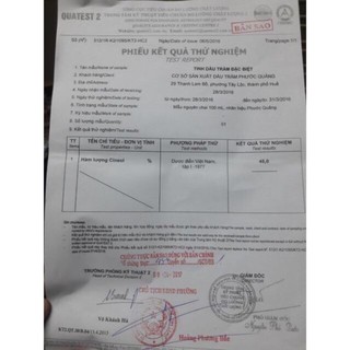 1 lít dầu tràm Huế