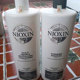 Gội xả Nioxin System 2 ngăn rụng tóc 1000mlx2 ( New 2019)