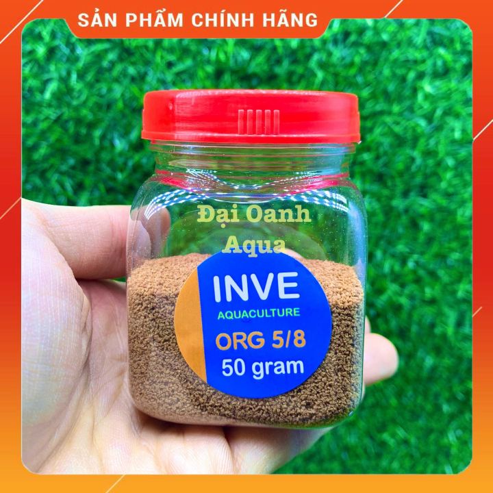 Thức Ăn Cá Cám Thái Inve 5/8 Lọ 50g 80g - Giúp Cá Nhanh Lớn, Lên Màu Đẹp