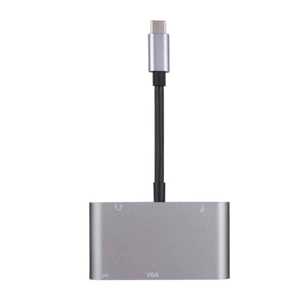 [New promo]USB C To HDMI-compatible VGA Ad Ter 4K Ifmeyasi 5-in-1 With HDMI-compatible