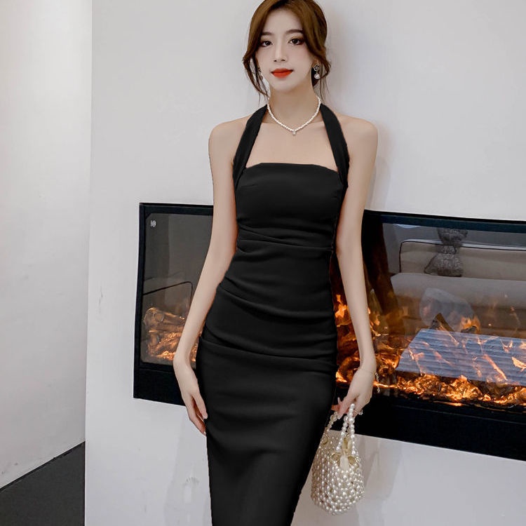 Đầm Hai Dây Dáng Ôm Dáng Chữ A Phong Cách Hàn Quốc Dành Cho Nữ