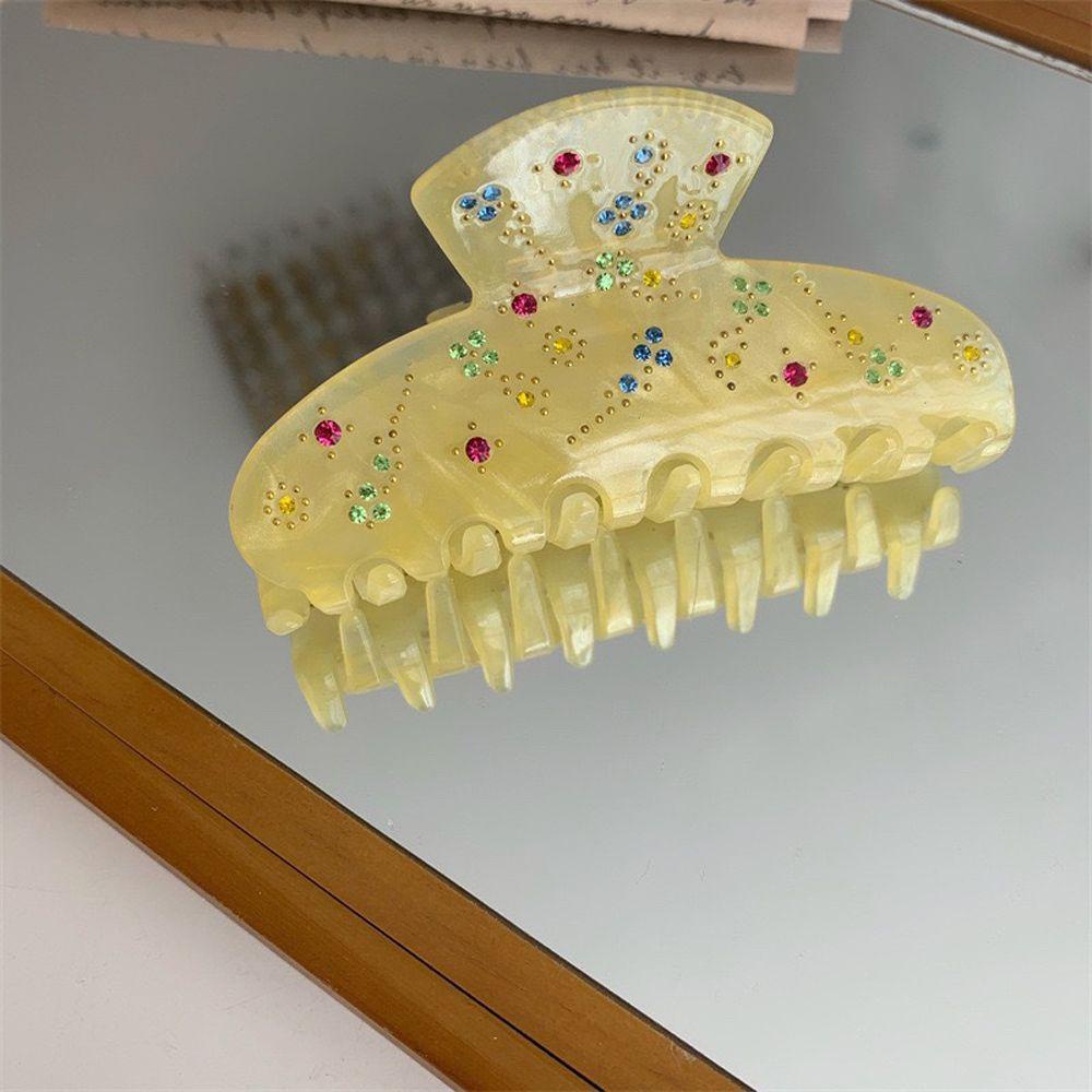 BACK2LIFE Kẹp Tóc Nữ Đính Đá Thời Trang Hàn Quốc