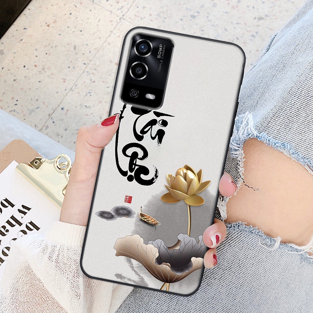 Ốp lưng Oppo A55 in hình chữ tài chữ lộc, Cha Mẹ, bình an SIÊU ĐẸP