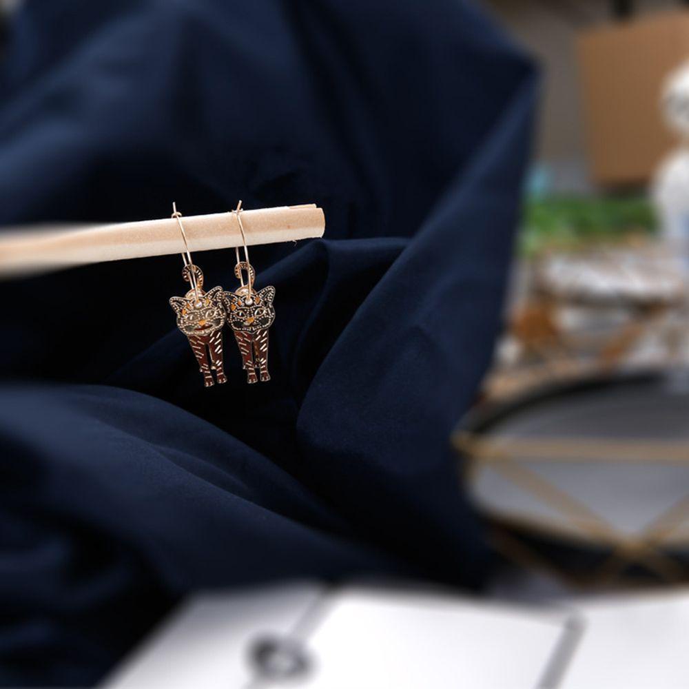 Khuyên Tai Móc Hình Xoắn Ốc Tròn Phong Cách Boho Cổ Điển